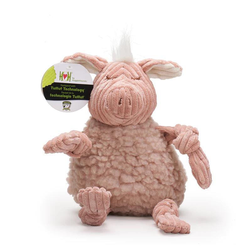 Huggle Hounds HuggleFleece FlufferKnottie Dog Toys