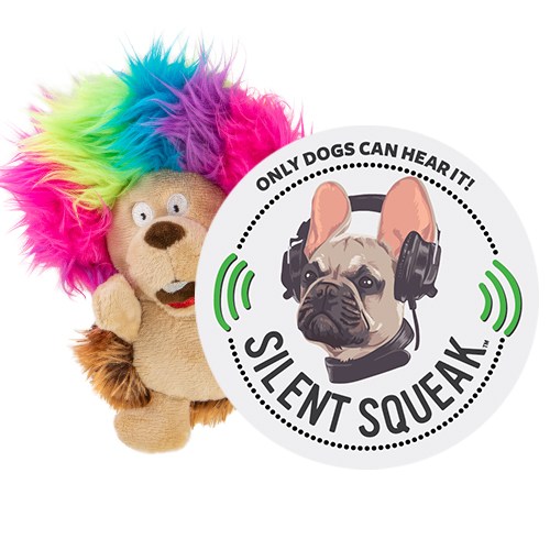 GoDog Quiet Zone Silent Squeak Toys